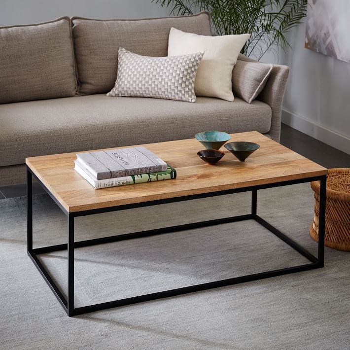 Industrial Wood Coffee Table