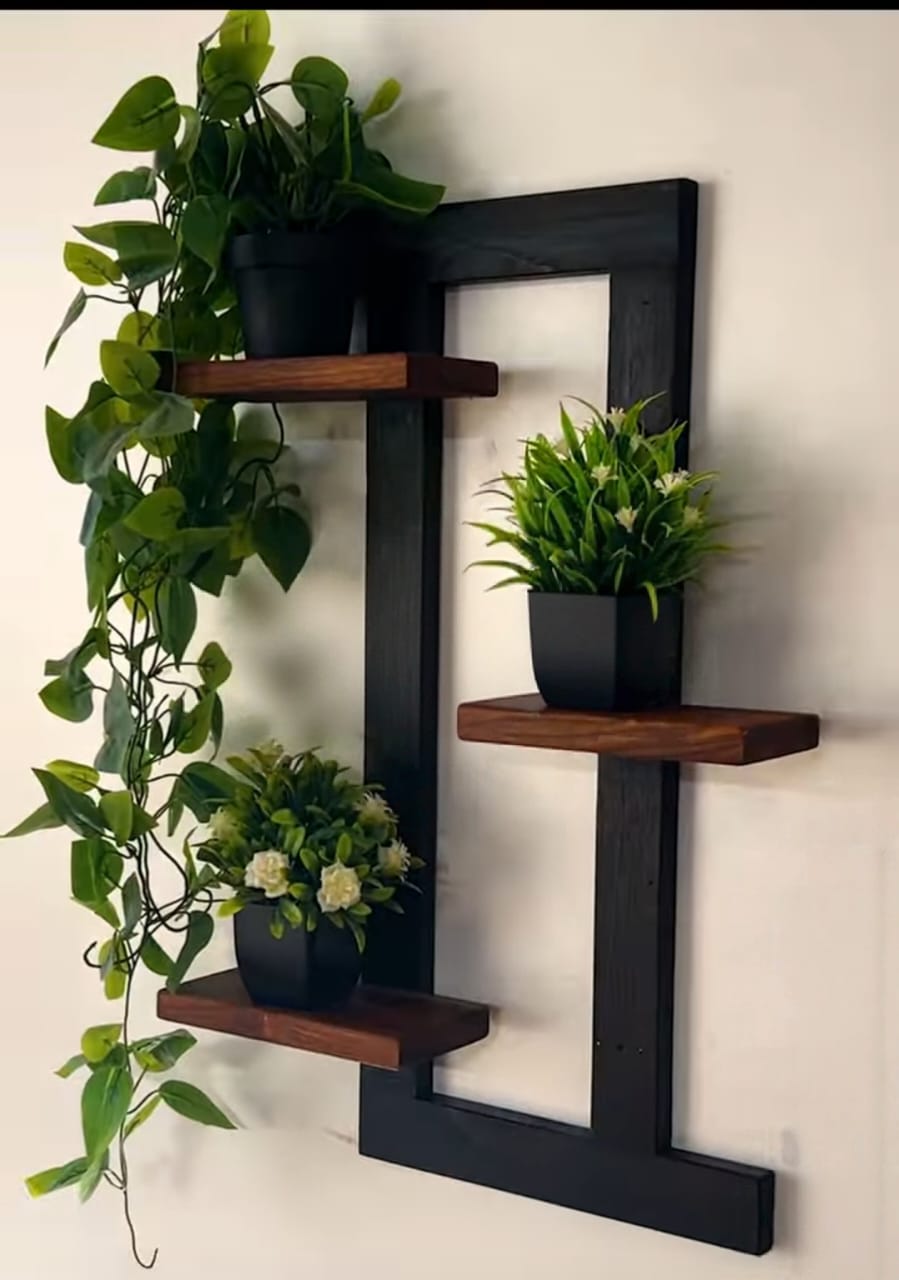 3-Tier Wooden Display Rack