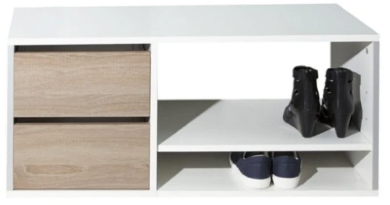 Modern Space-Saving Shoe Organizer Bench
