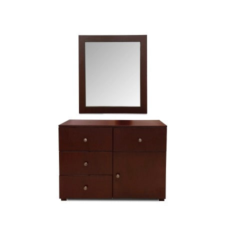 Classic Wooden Dressing Table with Mirror